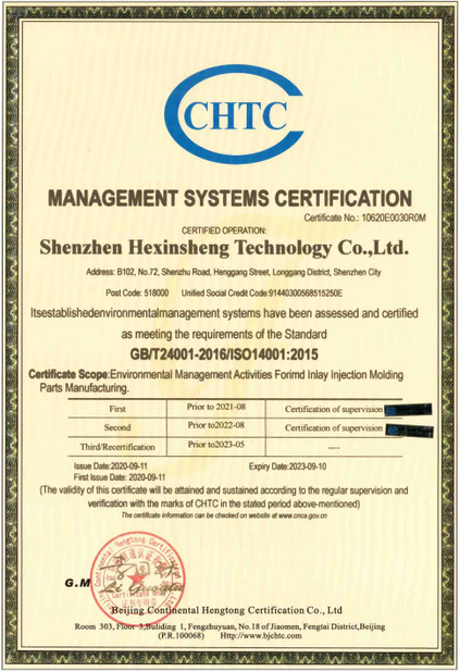 중국 Shenzhen HXS Technology Co., Ltd. 인증